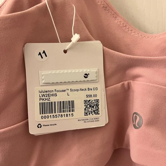 Lululemon Focuser Scoop-Neck Bra *Light Support, C/D Cup - Picture 6 of 6